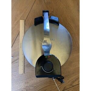 Brentwood 1200w 12 Inch Stainless Steel Nonstick Electric Tortilla Maker NWOB